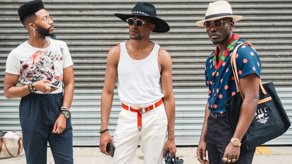 Street style at New York Fashion Week Men's Spring 2018