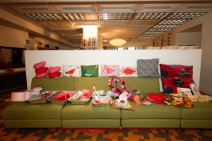 Todd Oldham's design studio is a hodgepodge of projects.