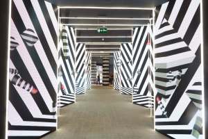 Videos at the Sephora flagship in Barcelona