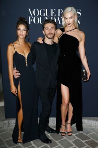 Emily Ratajkowski, David Koma and Karlie Kloss