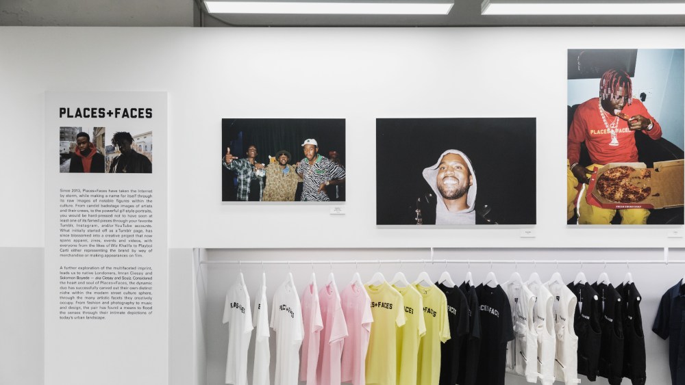 The Hypebeast and Places+Faces collaboration is half store, half photo exhibition.