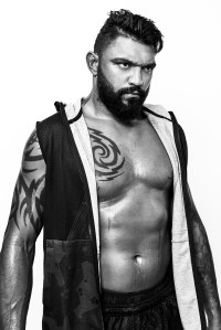 Liam McGeary. Under ArmourÕs  cotton and polyester hoodie vest, ChampionÕs polyester shorts, ChampionÕs polyester and spandex tights.