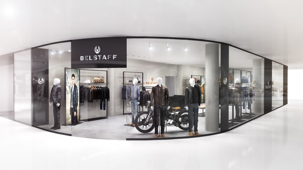 A rendering of the Belstaff store in Toronto
