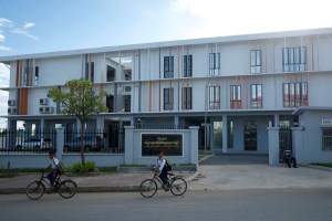 A newly launched vocational training institute for Cambodia’s garment workers in Bangkok.