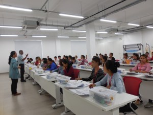 A newly launched vocational training institute for CambodiaÕs garment workers in Bangkok.
