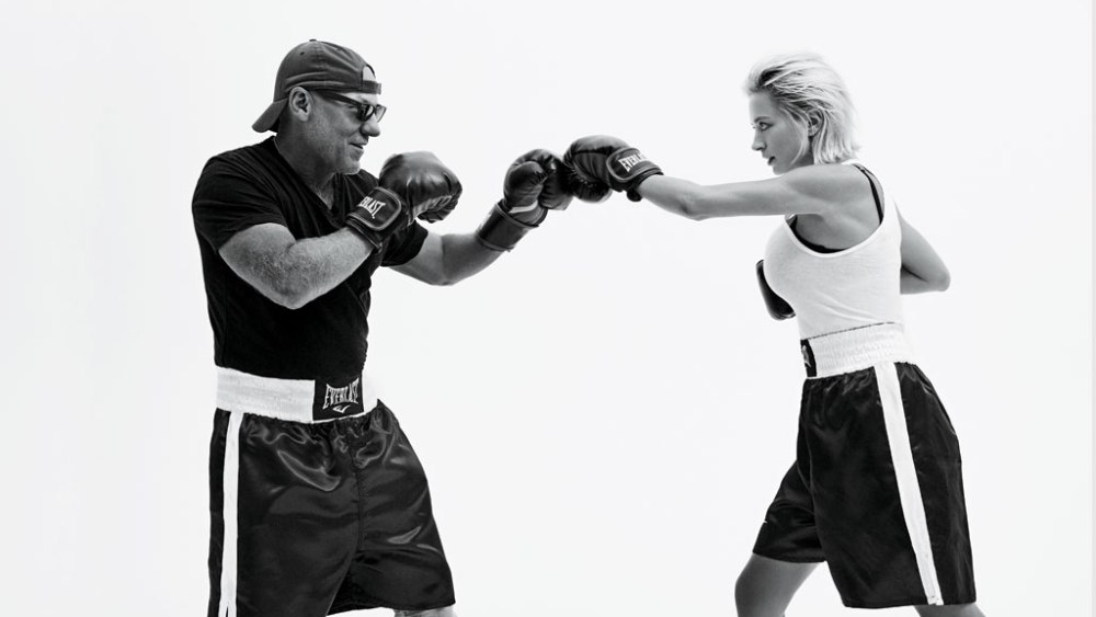 Steve Madden and Caroline Vreeland boxing