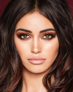 Charlotte Tilbury's newly launched make up wardrobe campaign features 10 different looks as modeled by Cindy Kimberly.