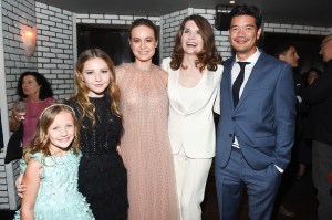 Chandler Head, Ella Anderson, Brie Larson, Jeannette Walls, Destin Cretton'The Glass Castle' film premiere, After Party, New York, USA - 09 Aug 2017