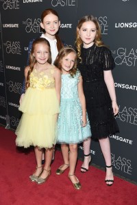 Olivia Kate Rice, Sadie Sink, Chandler Head, Ella Anderson'The Glass Castle' film premiere, Arrivals, New York, USA - 09 Aug 2017