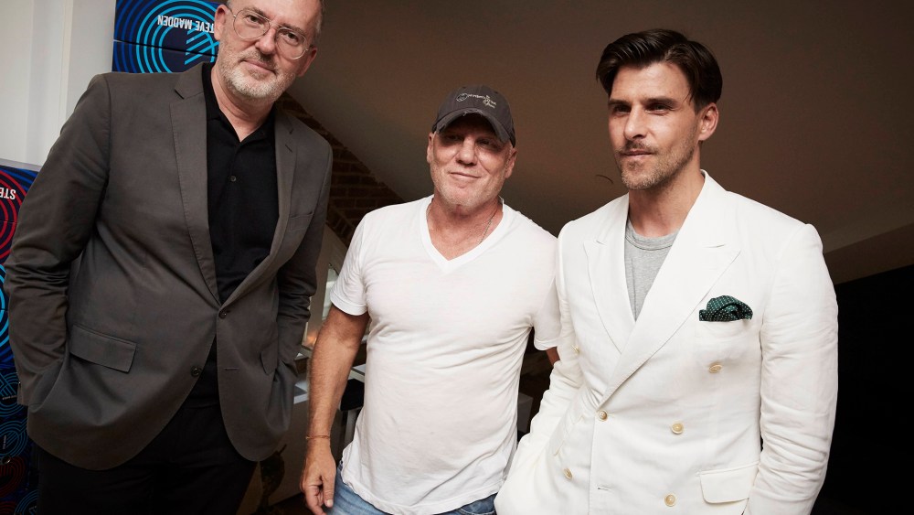 Jim Moore, Steve Madden and Johannes Huebl.