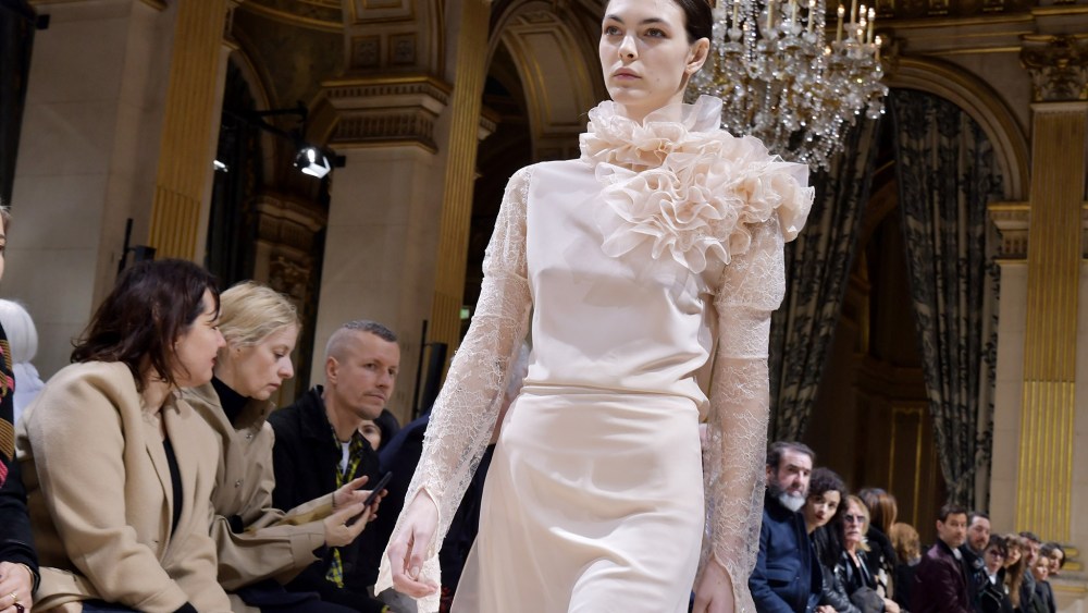 Model on the catwalkLanvin show, Autumn Winter 2017, Paris Fashion Week, France - 01 Mar 2017