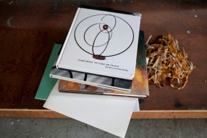 A look at Leslie Wayne's studio.
