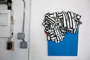 A look at Leslie Wayne's studio.