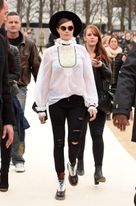 Cara DelevingneChanel show, Autumn Winter 2015, Paris Fashion Week, France - 10 Mar 2015