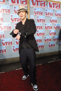 TIMBERLAKE Justin Timberlake arrives for the MTV Video Music Awards at New York's Radio City Music HallMTV AWARDS, NEW YORK, USA