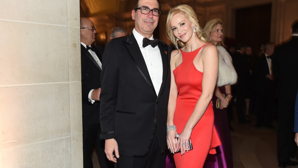 Steven Mnuchin, Louise LintonChairman's Global Dinner in Washington DC, USA - 17 Jan 2017
