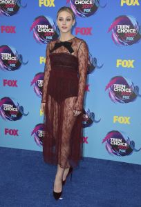 Katherine Langford arrives at the Teen Choice Awards at the Galen Center, in Los Angeles2017 Teen Choice Awards - Arrivals, Los Angeles, USA - 13 Aug 2017