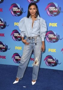 Naya Rivera arrives at the Teen Choice Awards at the Galen Center, in Los Angeles2017 Teen Choice Awards - Arrivals, Los Angeles, USA - 13 Aug 2017