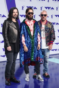 Thirty Seconds to Mars - Jared Leto, Tomo Milicevic, Shannon LetoMTV Video Music Awards, Arrivals, Los Angeles, USA - 27 Aug 2017