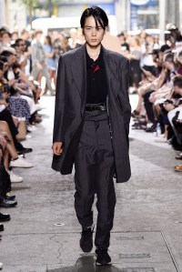 Model on the catwalkY/Project show, Runway, Spring Summer 2018, Paris Fashion Week Men's, France - 21 Jun 2017