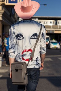 Street style at the Lady Gaga concert at Wringley Field in Chicago.