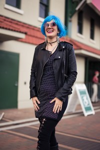 Street style at the Lady Gaga concert at Wringley Field in Chicago.