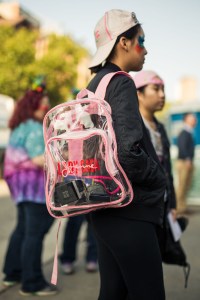 Street style at the Lady Gaga concert at Wringley Field in Chicago.