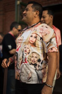 Street style at the Lady Gaga concert at Wringley Field in Chicago.