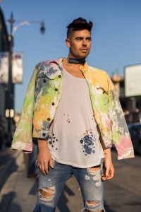 Street style at the Lady Gaga concert at Wringley Field in Chicago.