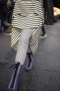 Street style at the Lady Gaga concert at Wringley Field in Chicago.