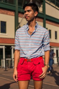 Street style at the Lady Gaga concert at Wringley Field in Chicago.
