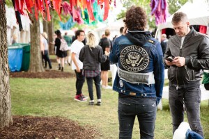 On the grounds of Lollapalooza.