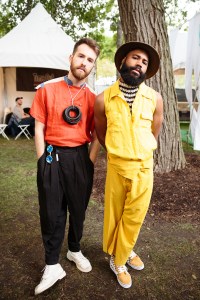 On the grounds of Lollapalooza.