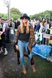 On the grounds of Lollapalooza.