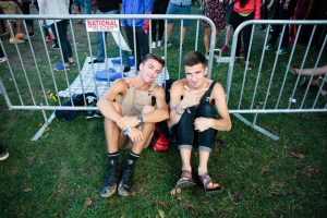On the grounds of Lollapalooza.