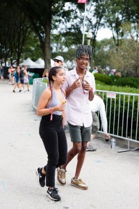 On the grounds of Lollapalooza.