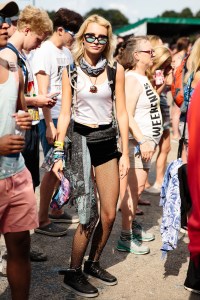 On the grounds of Lollapalooza.