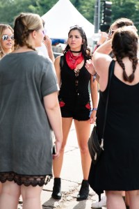 On the grounds of Lollapalooza.