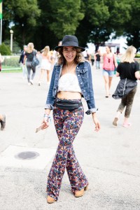 On the grounds of Lollapalooza.