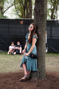 On the grounds of Lollapalooza.