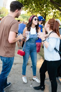 On the grounds of Lollapalooza.