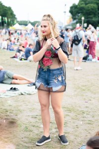 On the grounds of Lollapalooza.