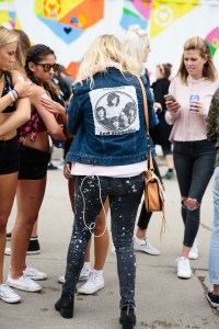 On the grounds of Lollapalooza.