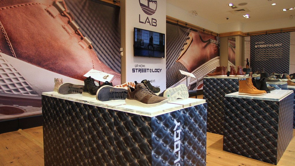 A look inside the new Timberland Tree Lab store.
