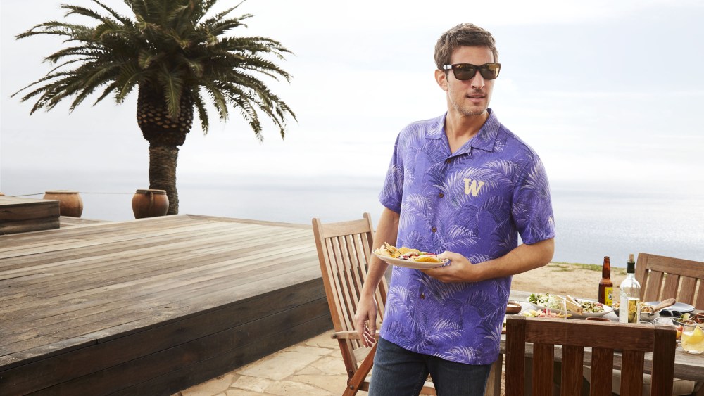 A look from the Tommy Bahama Collegiate collection.