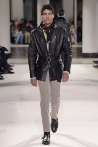 Model on the catwalkHermes show, Runway, Autumn Winter 2017, Paris Fashion Week Men's, France - 21 Jan 2017