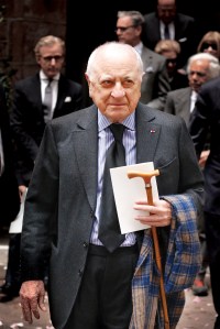 Pierre Berg at the John B. Fairchild memorial.