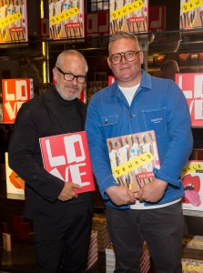 Giles Deacon and artist Donald Robertson