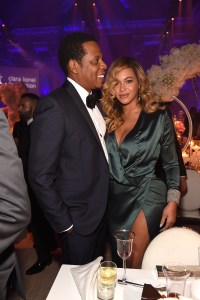 NEW YORK, NEW YORK - SEPTEMBER 14:  Jay-Z and Beyonce attend Rihanna's 3rd Annual Diamond Ball Benefitting The Clara Lionel Foundation at Cipriani Wall Street on September 14, 2017 in New York City.  (Photo by Kevin Mazur/Getty Images for Clara Lionel Fo)