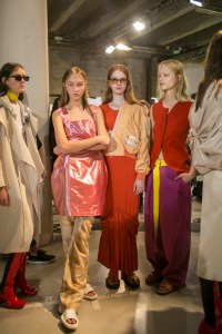 Backstage at Aalto RTW Spring 2018